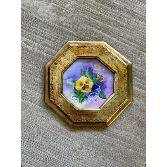 Vintage Original Painting Signed Floral Painting - Picture 1 of 4